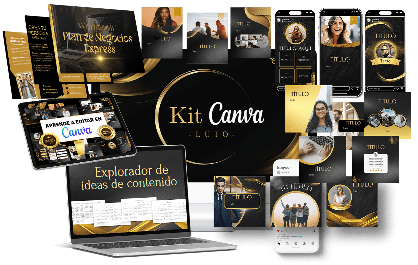 KIT CANVA LUJO