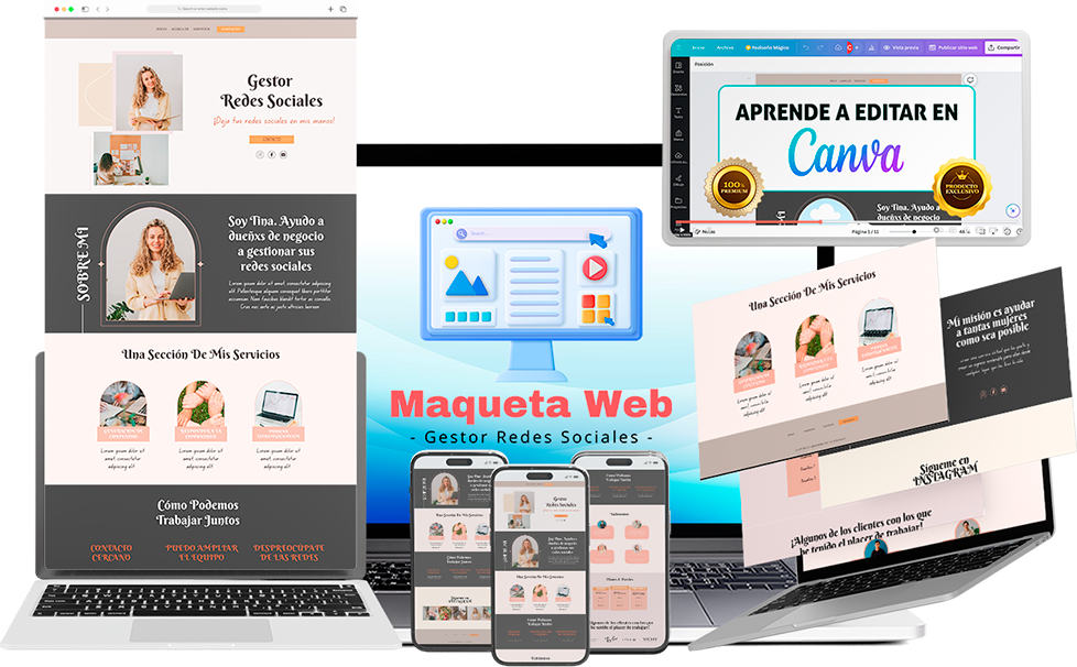 MAQUETA WEB GESTOR REDES SOCIALES