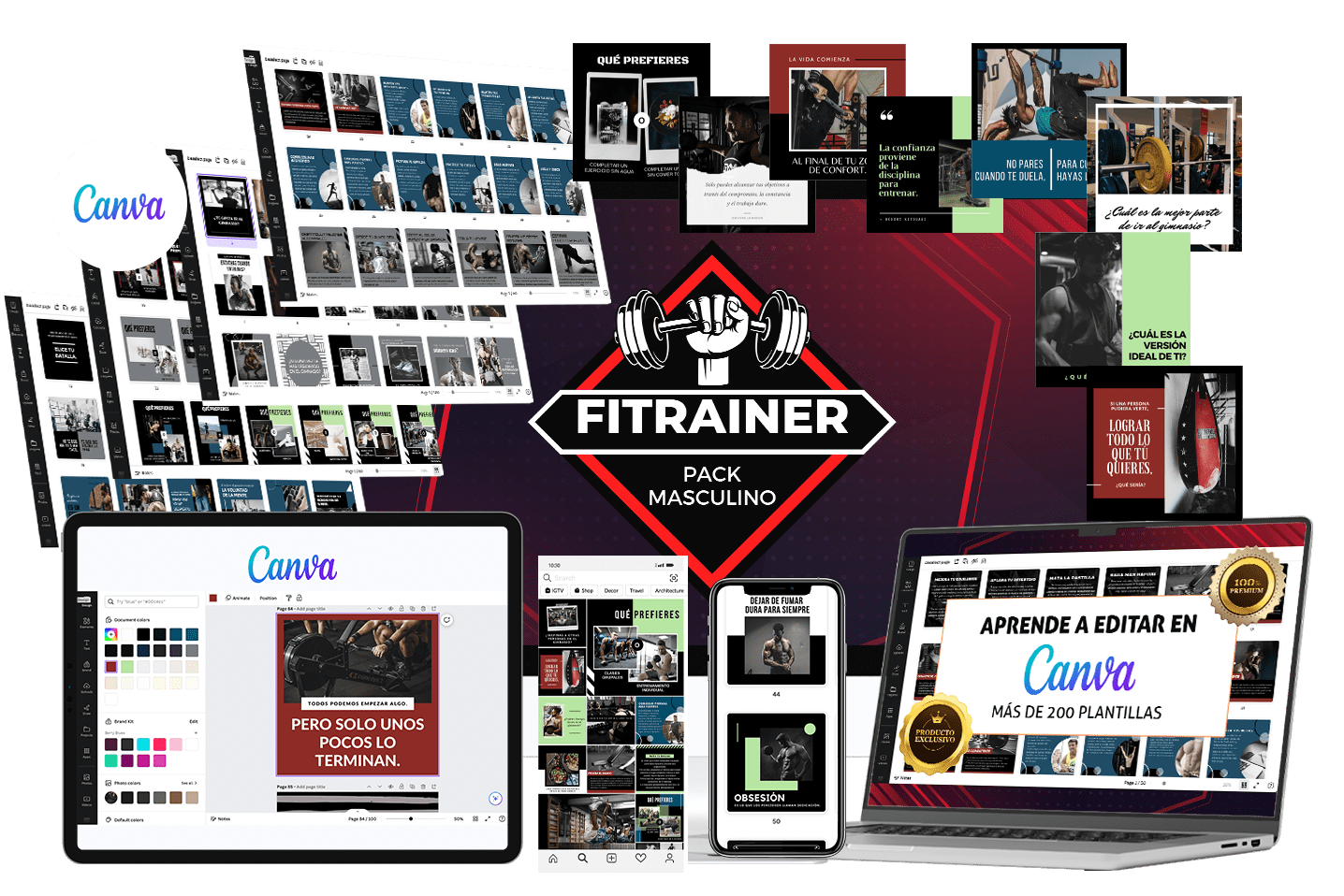 PACK FITRAINER MASCULINO
