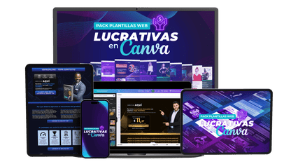 PACK PLANTILLAS LUCRATIVAS EN CANVA