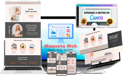 MAQUETA WEB GESTOR REDES SOCIALES