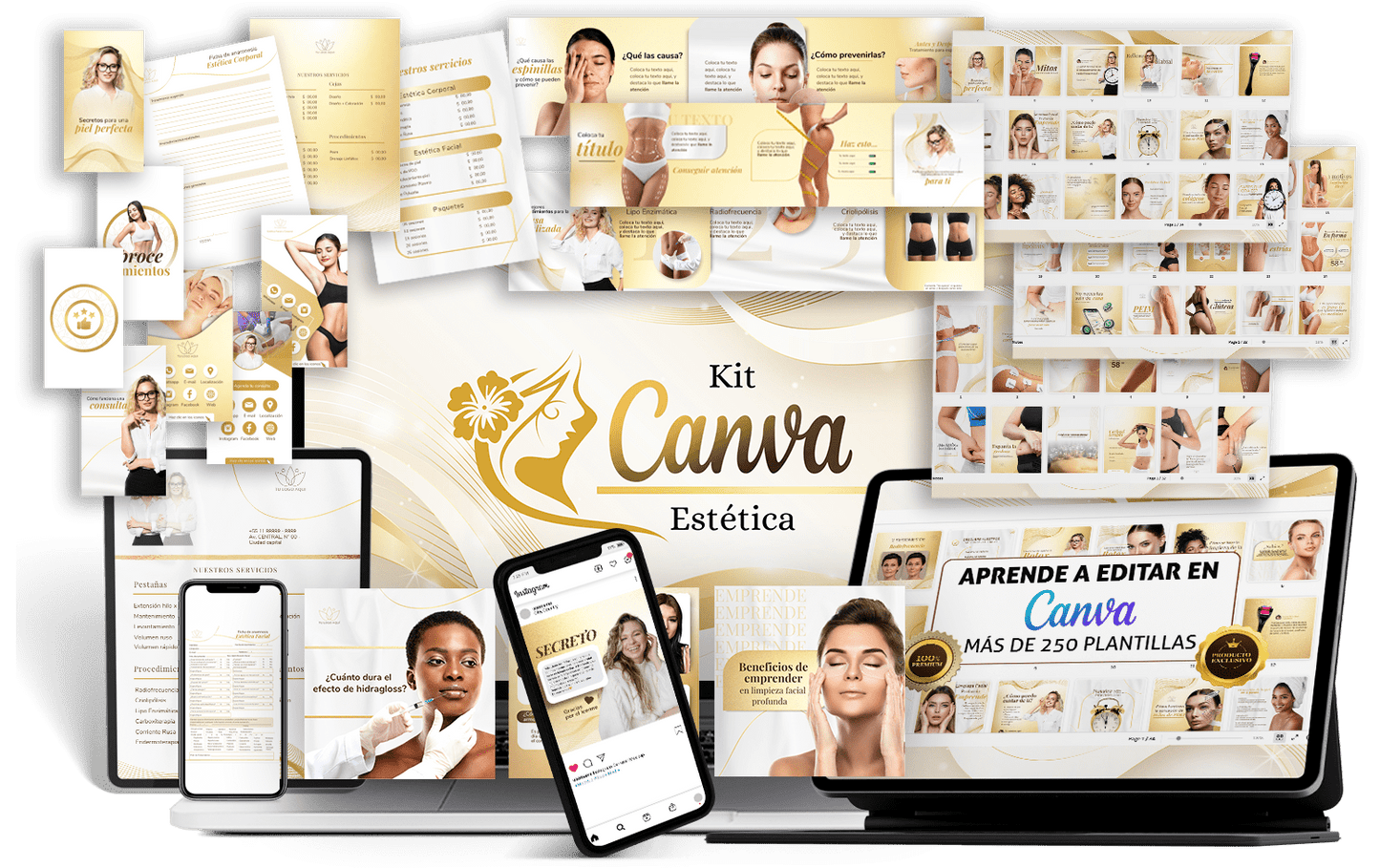 KIT CANVA ESTÉTICA